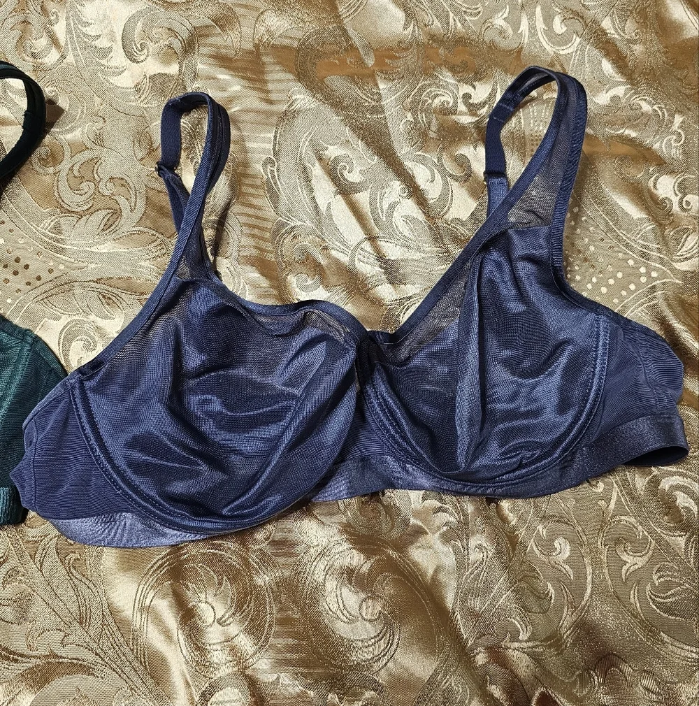 2 x Soma Teal‎ and Blue Bras 36C